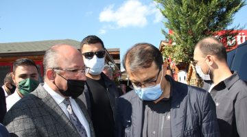 Mengen İl Genel Meclisi Üyesi Hüseyin Şenkan Aykan, Enerji ve Tabii Kaynaklar Bakanı Fatih Dönmez ile Görüştü