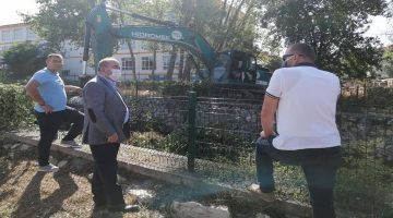 Mengen Belediye Başkanı Turhan Bulut, Kaynarca Deresinde Islah Çalışmaları Yetkililerinden Bilgi Aldı