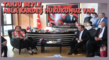 Meral Akşener Tanju Özcan’la Görüştü