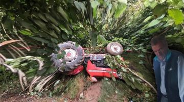 Traktör Kazasında Hayatını Kaybetti
