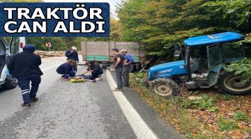 Traktörden Yola Savrulan Kadın Öldü