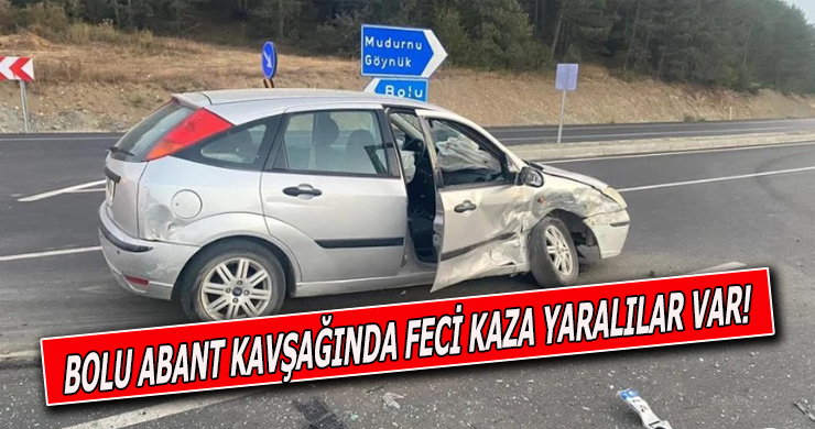 Abant Kavşağında Zincirleme Kaza