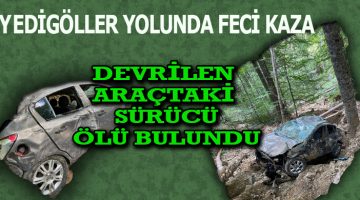 Uçuruma Yuvarlanan Araçta Ölü Bulundu