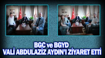 BGC ve BGYD Bolu Valisi Abdulaziz Aydın’ı Makamında Ziyaret Ettiler