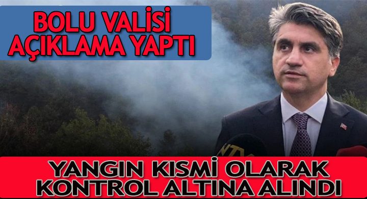 Bolu Mengen’deki Yangın Kısmi Olarak Kontrol Altına Alındı