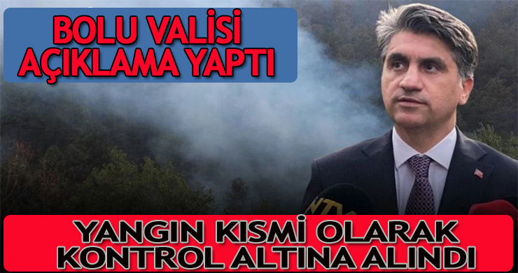 Bolu Mengen’deki Yangın Kısmi Olarak Kontrol Altına Alındı