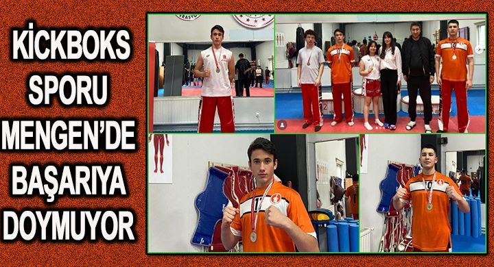 Mengen’den Kickboks’da 3 İl Birincisi 1 İl İkincisi Çıktı